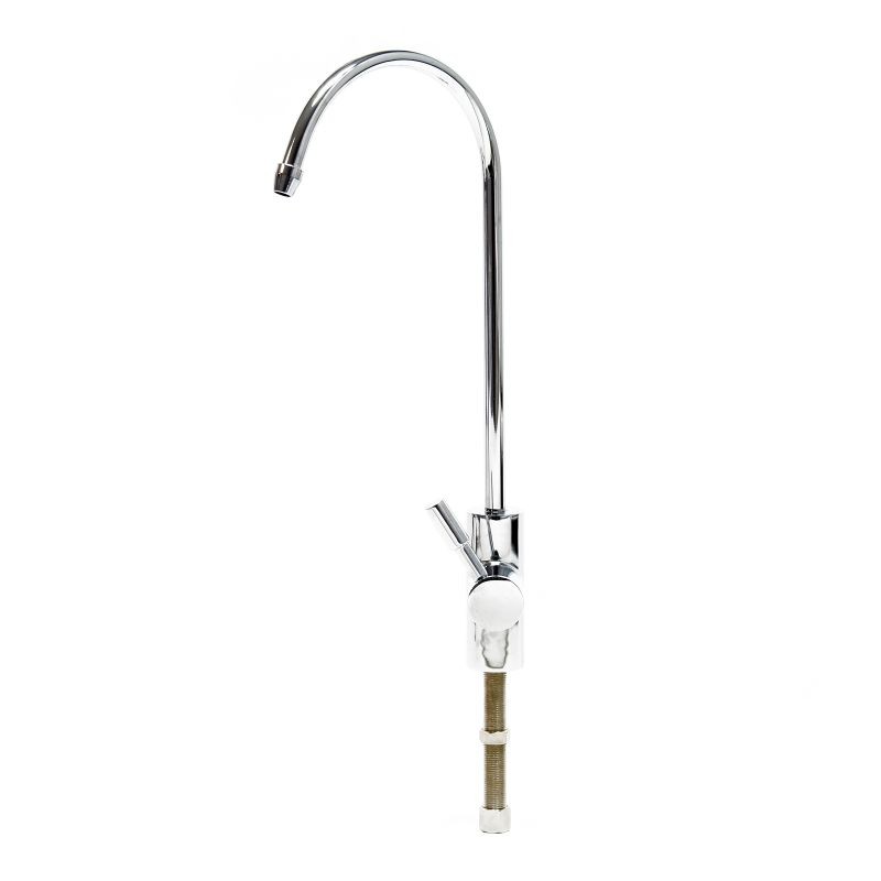 Naturewater Design D-13 vesihana käänteisosmoosi- ja vedenpuhdistusjärjestelmille, 6,35 mm, 360° kääntyvä