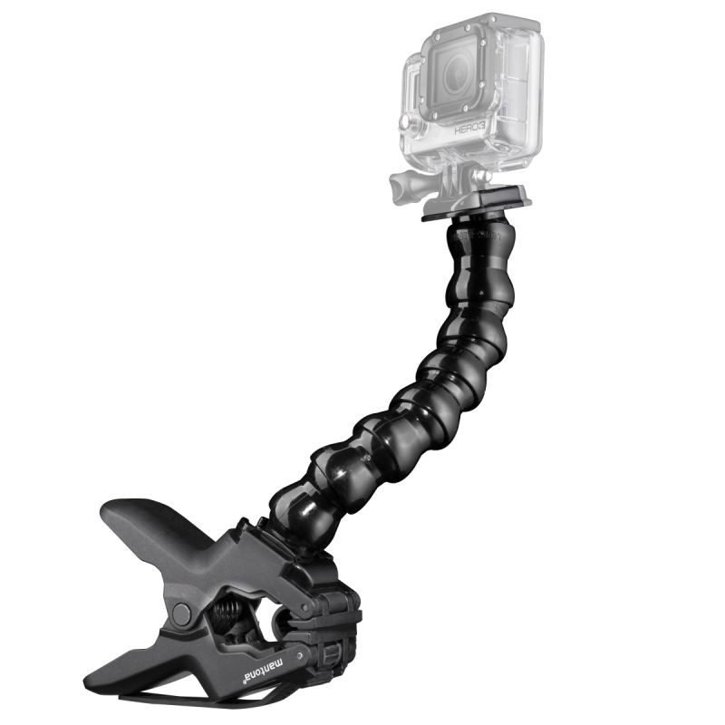 Mantona Maxi-jatkovarsi ja kiinnityspide GoPro-kameroille, max. 50 mm