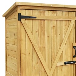 Puutarhavaja kuusipuuta 1360 x 500 x 1540 mm ruskea bitumikatto