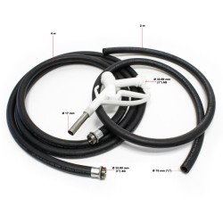 AdBlue-pumppu 230 V 400 W 40 l/min, itseimevä kalvopumppu, täyttöpistoolilla ja asennuslevyllä