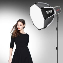 Multiblitz MB-PL LED 100B studiovalaistussetti, FT-8051 jalusta ja 40 cm Octagon-softbox