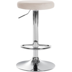 Ponte korkeussäädettävä samettipäällysteinen pyörivä baarituoli