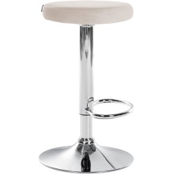 Ponte korkeussäädettävä samettipäällysteinen pyörivä baarituoli