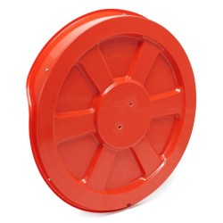 Kuperi turvapeili 45 cm, punainen, polykarbonaatti, 130-160° näkökenttä, sääsuojuksella