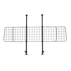 Koiraportti autoon Modell B, 72-136 cm x 118-128,5 cm, musta, portaattomasti säädettävä