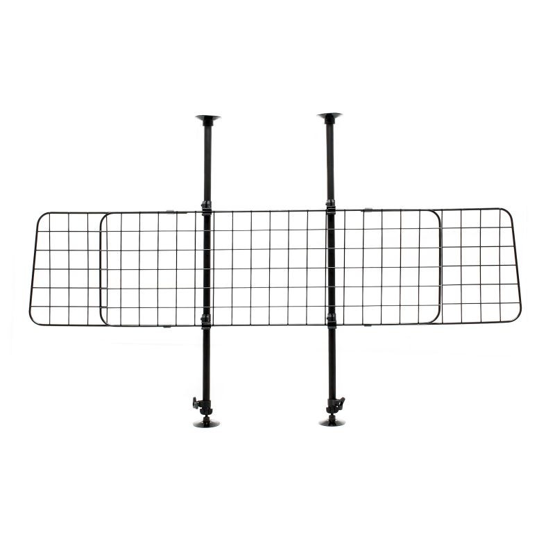 Koiraportti autoon Modell B, 72-136 cm x 118-128,5 cm, musta, portaattomasti säädettävä