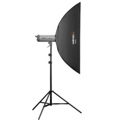 Walimex pro Striplight-softbox 30 x 120 cm, 360° kääntyvä, sisältää diffuusorit ja kuljetuslaukun