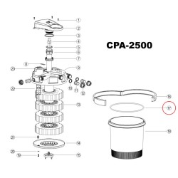 SunSun CPF 2500 painesuodattimen suodatinastia varaosa