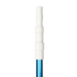 Teleskooppivarsi uima-altaan puhdistukseen 120–360 cm, sopii haavoille ja pohjaharjoille, sininen