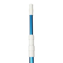 Teleskooppivarsi uima-altaan puhdistukseen 120–360 cm, sopii haavoille ja pohjaharjoille, sininen