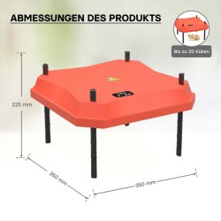 Fudajo Lämpylevy poikasille 35x35 cm, 50 W, lämpötilan säädin