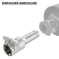 Voimanottoakselin adapteriholkki 140 mm, 6-hampainen Z6, AISI 1045 teräs