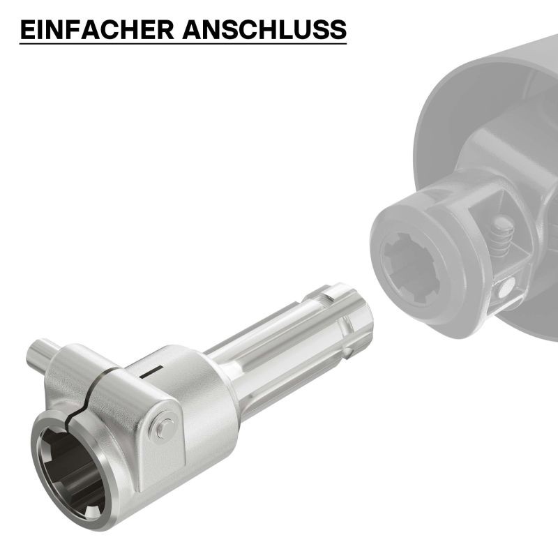 Voimanottoakselin adapteriholkki 140 mm, 6-hampainen Z6, AISI 1045 teräs