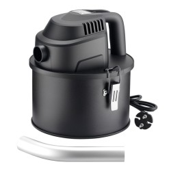 Tuhkaimuri 600 W, 4 l, HEPA-suodatin, takalle ja pelletiuunille, musta