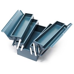 Teräksinen työkalulaatikko sininen 530 x 200 x 200 mm 5 lokeroa