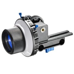 Walimex pro Follow Focus Twin-Stop tarkennusavustin DSLR- ja järjestelmäkameroille, 15 mm, 52–86 mm