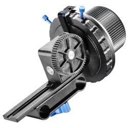 Walimex pro Follow Focus Twin-Stop tarkennusavustin DSLR- ja järjestelmäkameroille, 15 mm, 52–86 mm