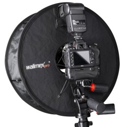 Walimex pro RoundLight-softbox 46 cm kokoontaitettava rengassalamadiffuusori muotokuva- ja makrokuvaukseen