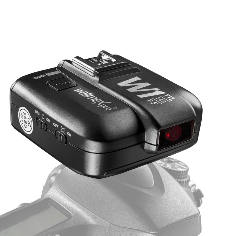 Walimex pro W1 TTL langaton salamanohjain Fujifilm-kameroille, 2,4 GHz, 100 m, HSS, 5 ryhmää, 32 kanavaa