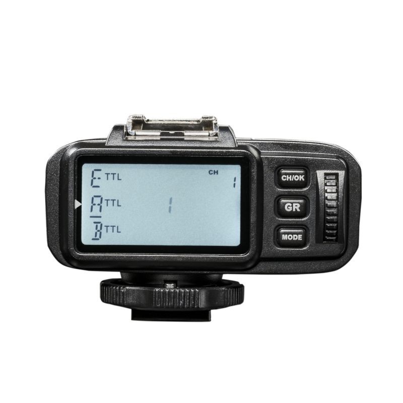 Walimex pro W1 TTL langaton salamanohjain Fujifilm-kameroille, 2,4 GHz, 100 m, HSS, 5 ryhmää, 32 kanavaa