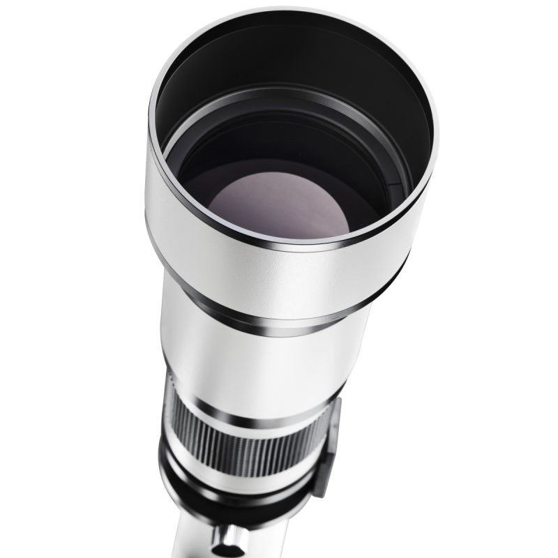 Walimex pro 650–1300mm 1:8–16 telezoom-objektiivi Sony A, manuaalinen tarkennus, täyskenno ja APS-C