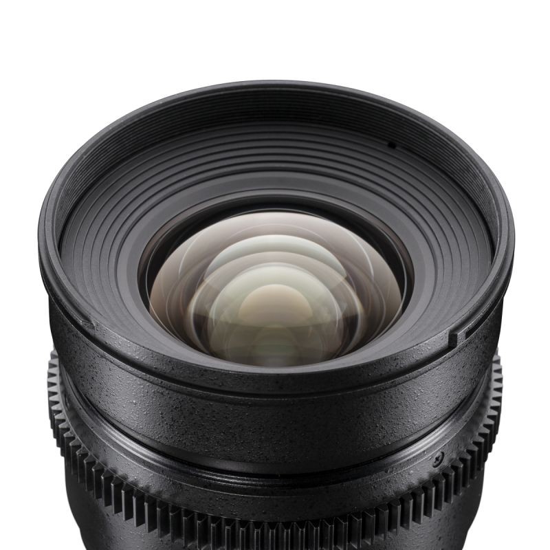 Walimex Pro 16mm f/2,2 VDSLR laajakulmaobjektiivi Nikon F, musta