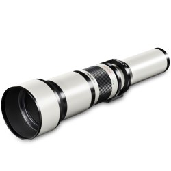 Walimex pro Telezoom objektiivi 650 1300mm 1 8 16 Nikon F manuaalinen tarkennus täyskenno ja APS C