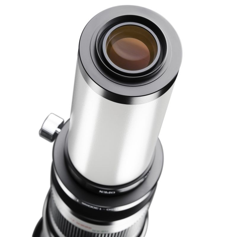 Walimex pro 650–1300 mm 1:8–16 telezoom-objektiivi Sony E, manuaalinen tarkennus, täyskenno ja APS-C