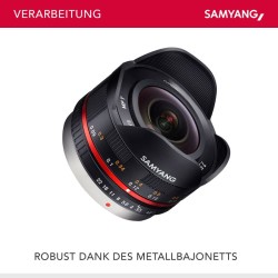 Samyang MF 7,5mm f/3,5 Fisheye-objektiivi MFT, 180° kuvakulma