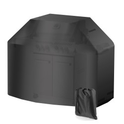 Toboli grillinsuojus 152 x 71 x 112 cm, musta, PVC, vedenkestävä