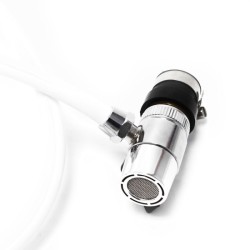 Naturewater TR202 2-vaiheinen pöytämalli-vedensuodatin, 0,5 µm sedimentti- ja 5 µm aktiivihiilisuodatin