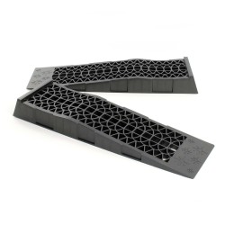 Ajorampit 2 kpl 700 x 200 x 78 mm erittäin matalat muovi 3000 kg urheilu ja madalletuille autoille
