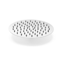 Sadekuuripää 30 cm pyöreä ruostumaton teräs hopea