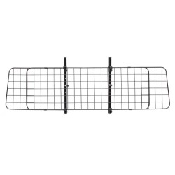 Säädettävä koiraportti Modell D autoon, 40 cm x 118-129 cm, musta