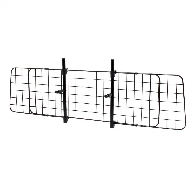 Säädettävä koiraportti Modell D autoon, 40 cm x 118-129 cm, musta