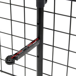 Säädettävä koiraportti Modell D autoon, 40 cm x 118-129 cm, musta