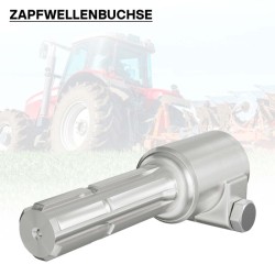 Voimanottoakselin adapteriholkki 160 mm, 21 uraa / 6 hammasta, AISI 1045 teräs