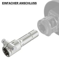 Voimanottoakselin adapteriholkki 160 mm, 8-32x38x6 / 6 hammasta, AISI 1045 teräs