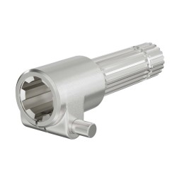 Voimanottoakselin adapteriholkki 160 mm 6 hammasta 21 hammasta AISI 1045 teräs traktori