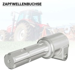 Voimanottoakselin adapteriholkki 160 mm, 21 hammasta - 6 hammasta, traktori