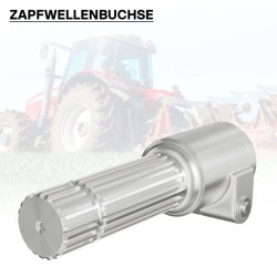 PTO-akselin adapteriholkki 160 mm, 21 hammasta, AISI 1045 teräs