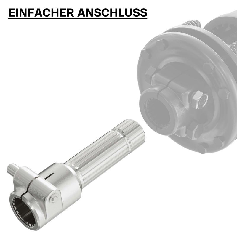 PTO-akselin adapteriholkki 160 mm, 21 hammasta, AISI 1045 teräs