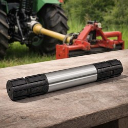 Moniura-akseli C2 300 mm Z6 6 hammasta traktorille AISI 1045 teräs