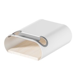 Polkupyörän seinäteline, valkoinen, 25,6 x 30 x 11,4 cm, 25 kg, Ø 55 mm yläputki, 500 mm ohjaustangon leveys