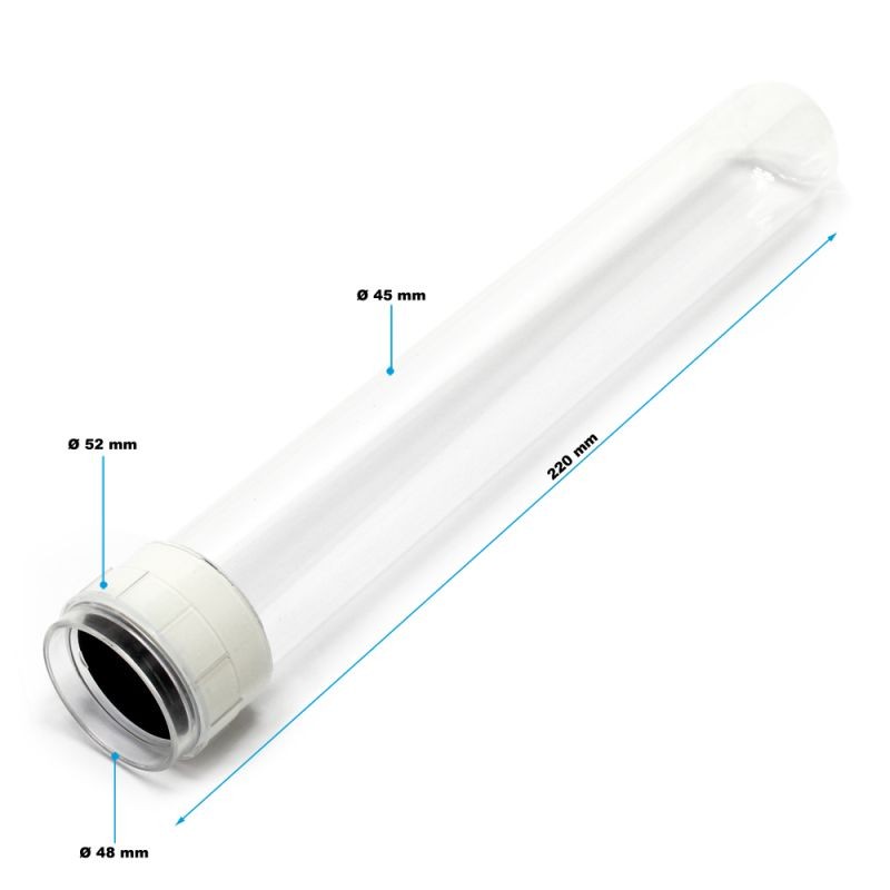 SunSun CPF-15000 kvartsilasisylinteri painesuodattimen UV-lampulle 10 000 l/h