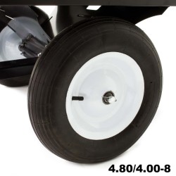 Kippiperävaunu 166,5 x 77,5 x 106 cm, 300 kg, ratsastajaleikkurille ja ATV:lle, irrotettavat sivuseinät