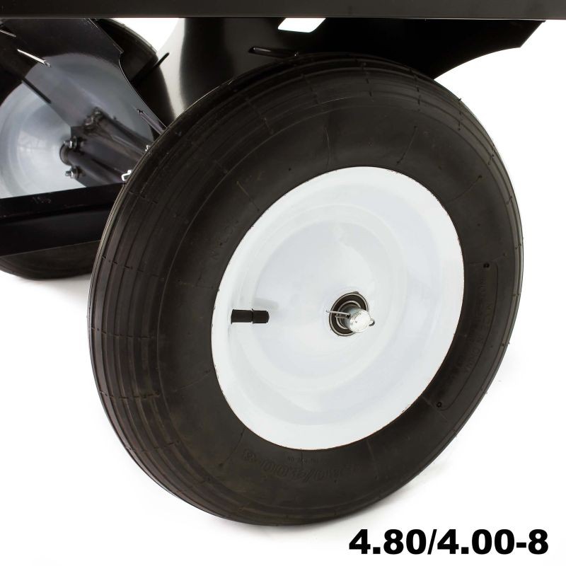 Kippiperävaunu 166,5 x 77,5 x 106 cm, 300 kg, ratsastajaleikkurille ja ATV:lle, irrotettavat sivuseinät