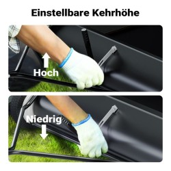 Lehtikerääjä 120 cm, 415 l, ratsastaville leikkureille ja ATV-ajoneuvoille