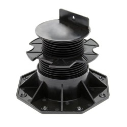 XPOtool Säädettävät terassijalat 80 kpl, 60-138 mm, 2700 kg, musta