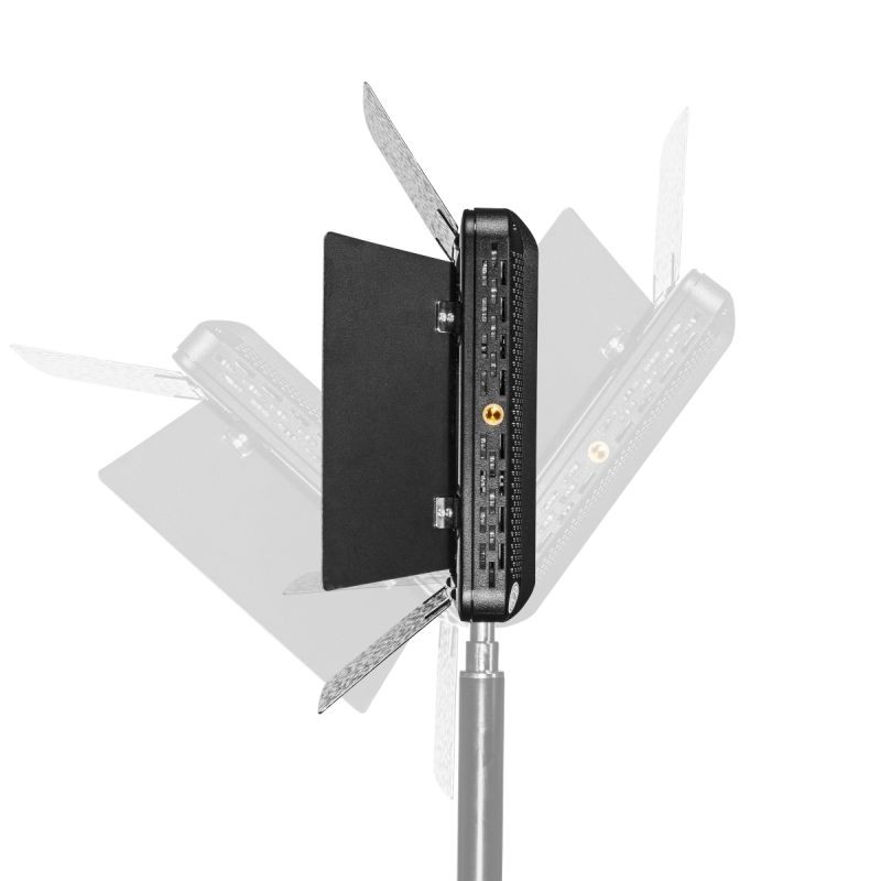 Walimex pro 2 kpl LED 500 Versalight Daylight LED-paneelivalaisin ja 2 kpl jalustaa, 32 W, 5600 K, kaukosäädin